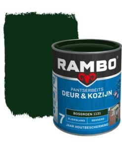 Rambo Pantserbeits Deur&Kozijn Zijdeglans Dekkend Bosgroen 1131