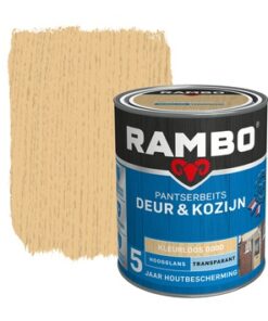 Rambo Pantserbeits Deur&Kozijn Hoogglans Transparant Kleurloos 0000