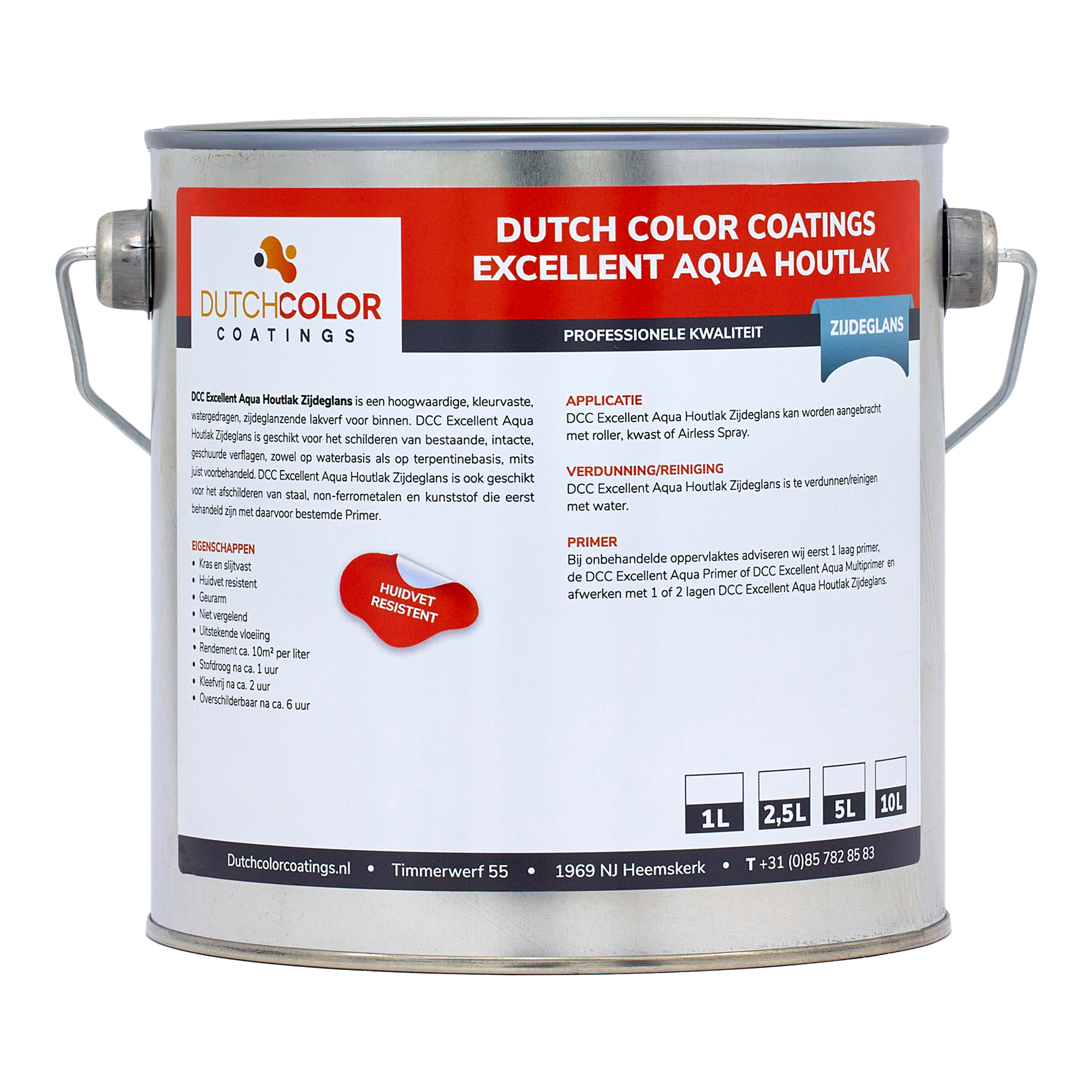 DCC Excellent Aqua Houtlak Zijdeglans